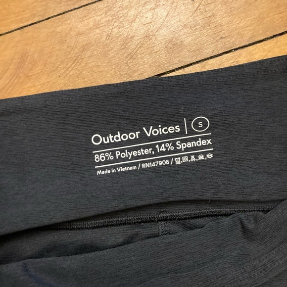 Outdoor Voices Dark Gray High Rise 7/8 TechSweat Core Leggings - Picture 4 of 4